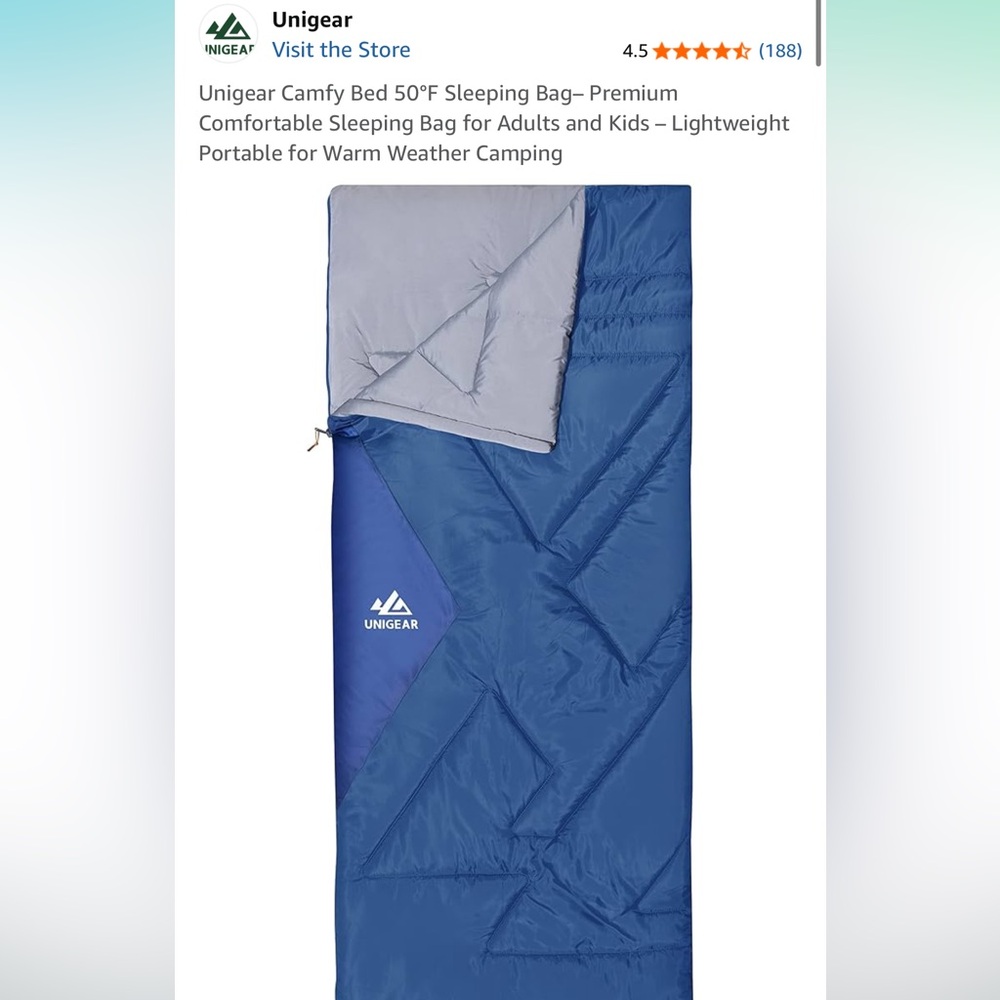 Unigear sleeping bag